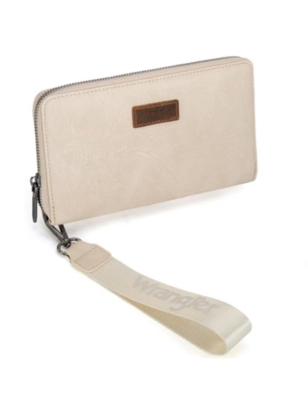 Womens Wristlet Wallet Vegan Leather Long Clutch Card Holder Zip Organizer Purse